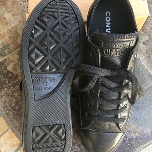 Converse leather all star low tops